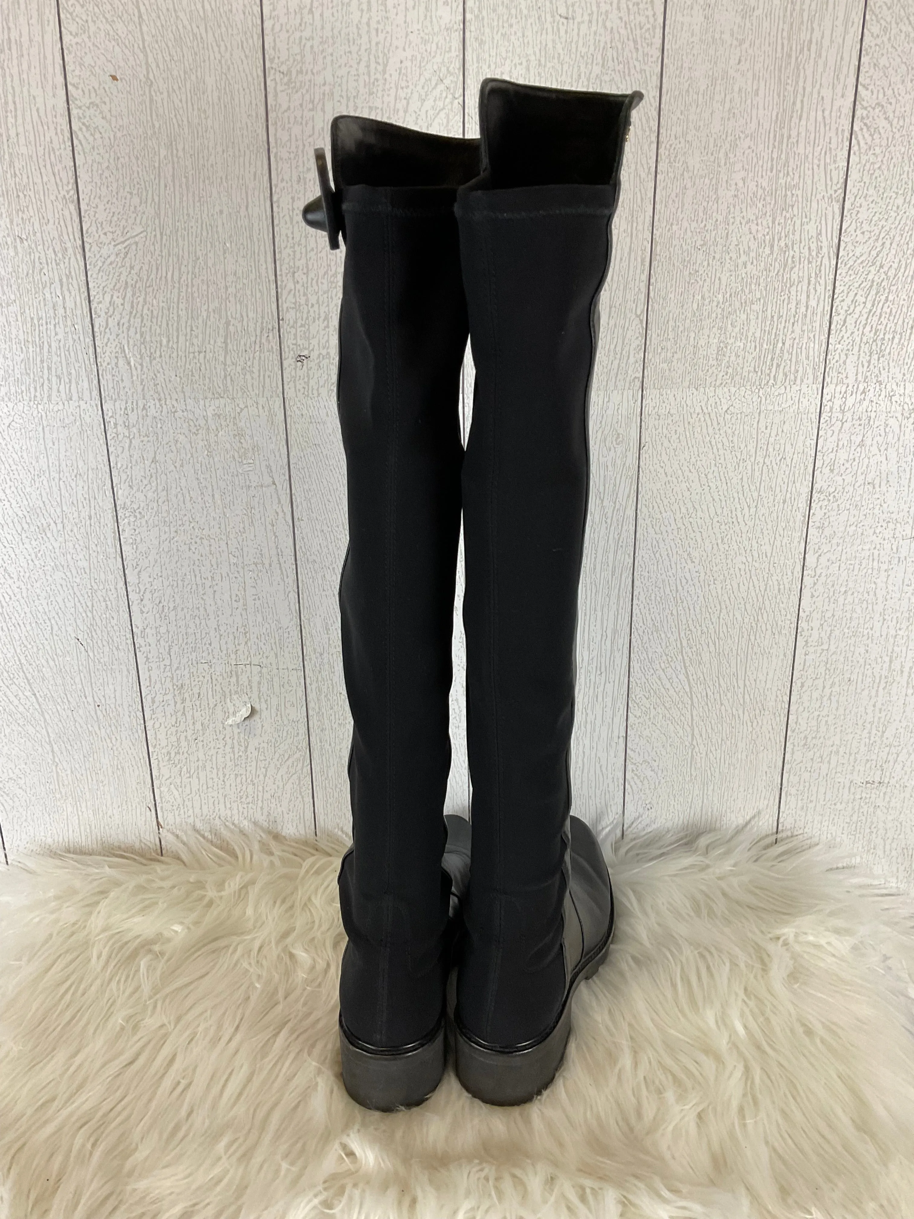 Boots Designer By Stuart Weitzman In Black, Size: 6.5