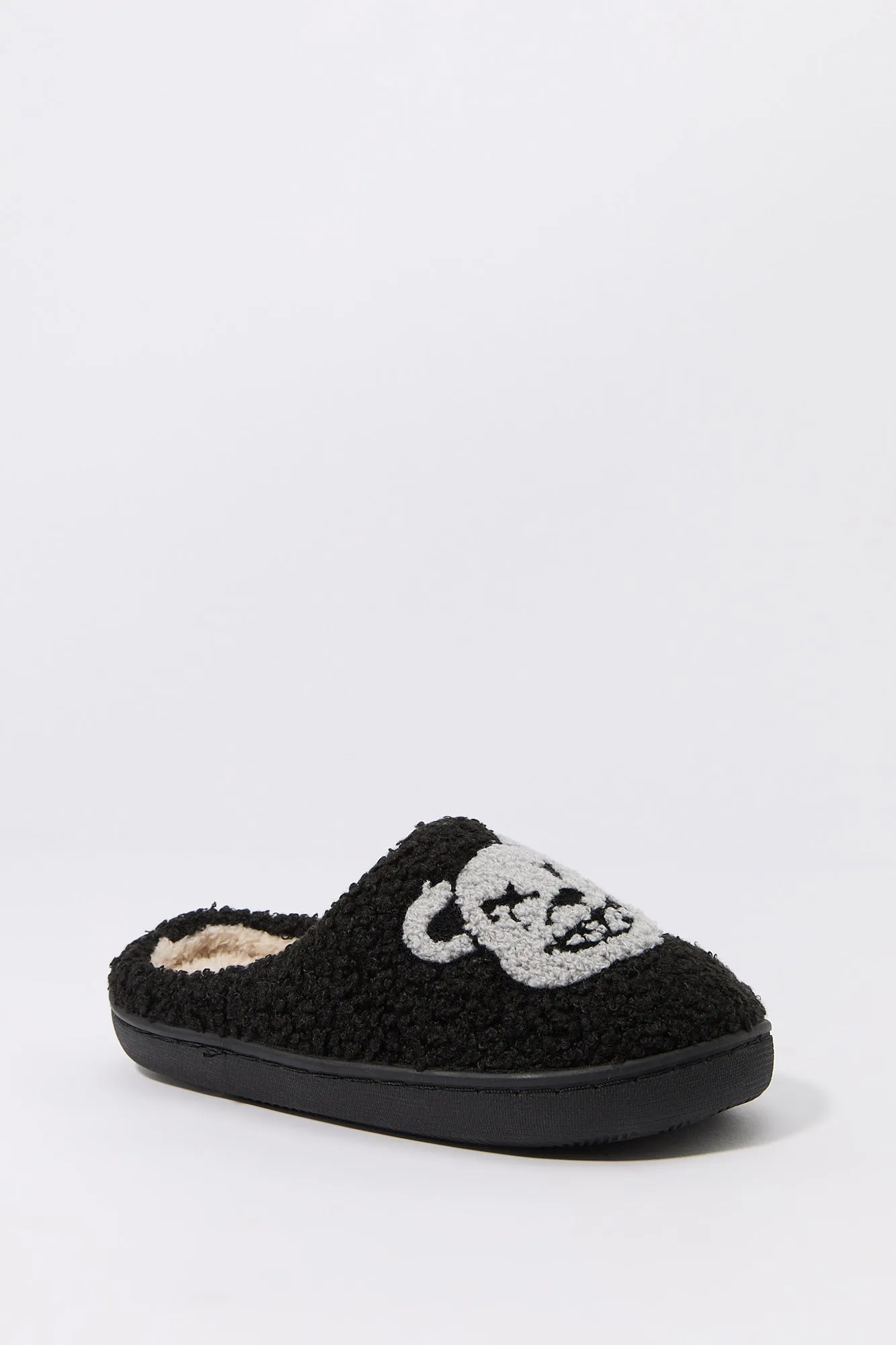 Boys Sherpa Slippers