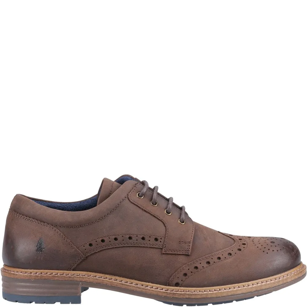 Brown Jayden Brogue Shoes