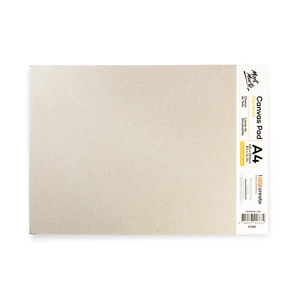 Canvas Pad Signature 10 Sheet A4 (8.3 x 11.7in)