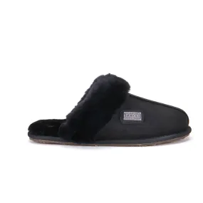 CLOSED MULE BLACK