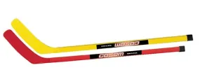 Cosom 36" Hockey Sticks (1 Red/1 Yellow)