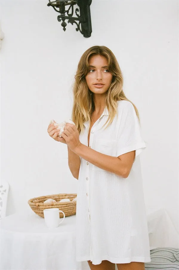 Cosy Shirt Dress - Jersey