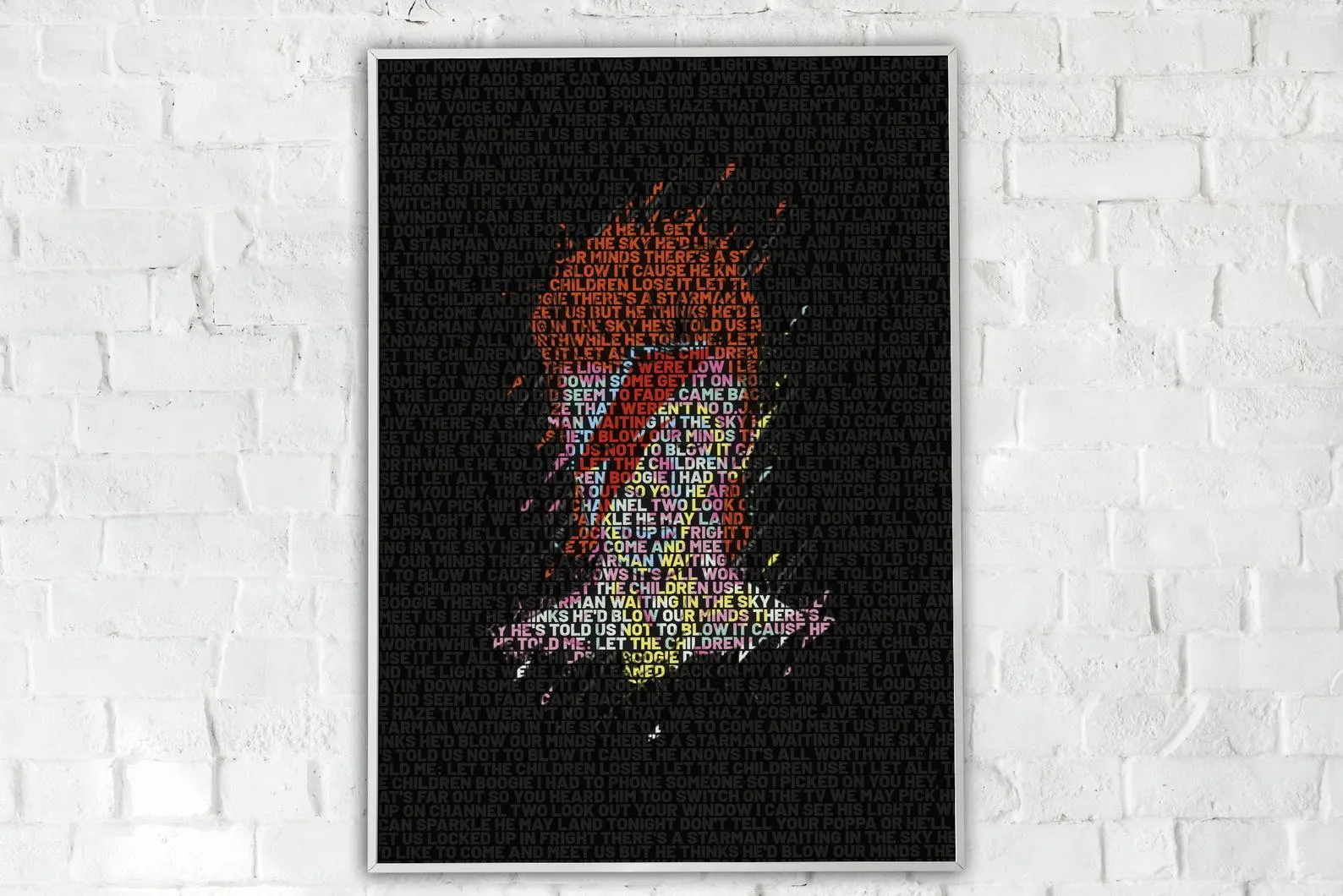 David Bowie Custom Printing, Home Decor, Wall Hanging, Custom Music Canvas, David Bowie Home Decor, Singer Canvas Rolls