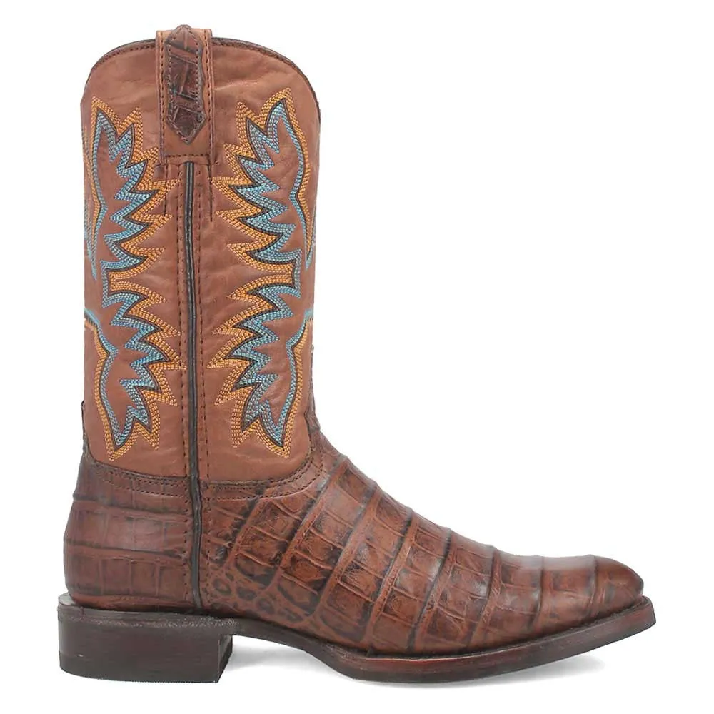 Dingo Trail Boss Round Toe Brown Leather Boots