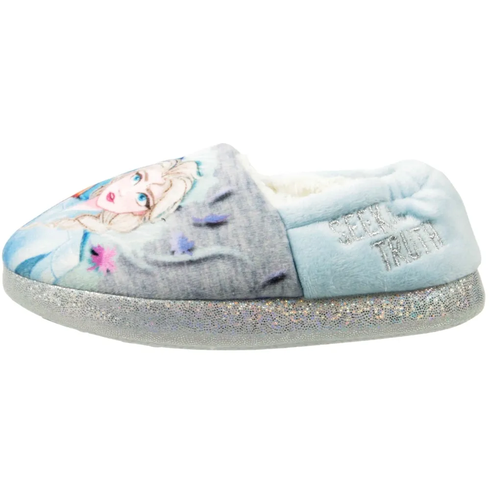 Disney Frozen Blue Elsa & Anna Slippers