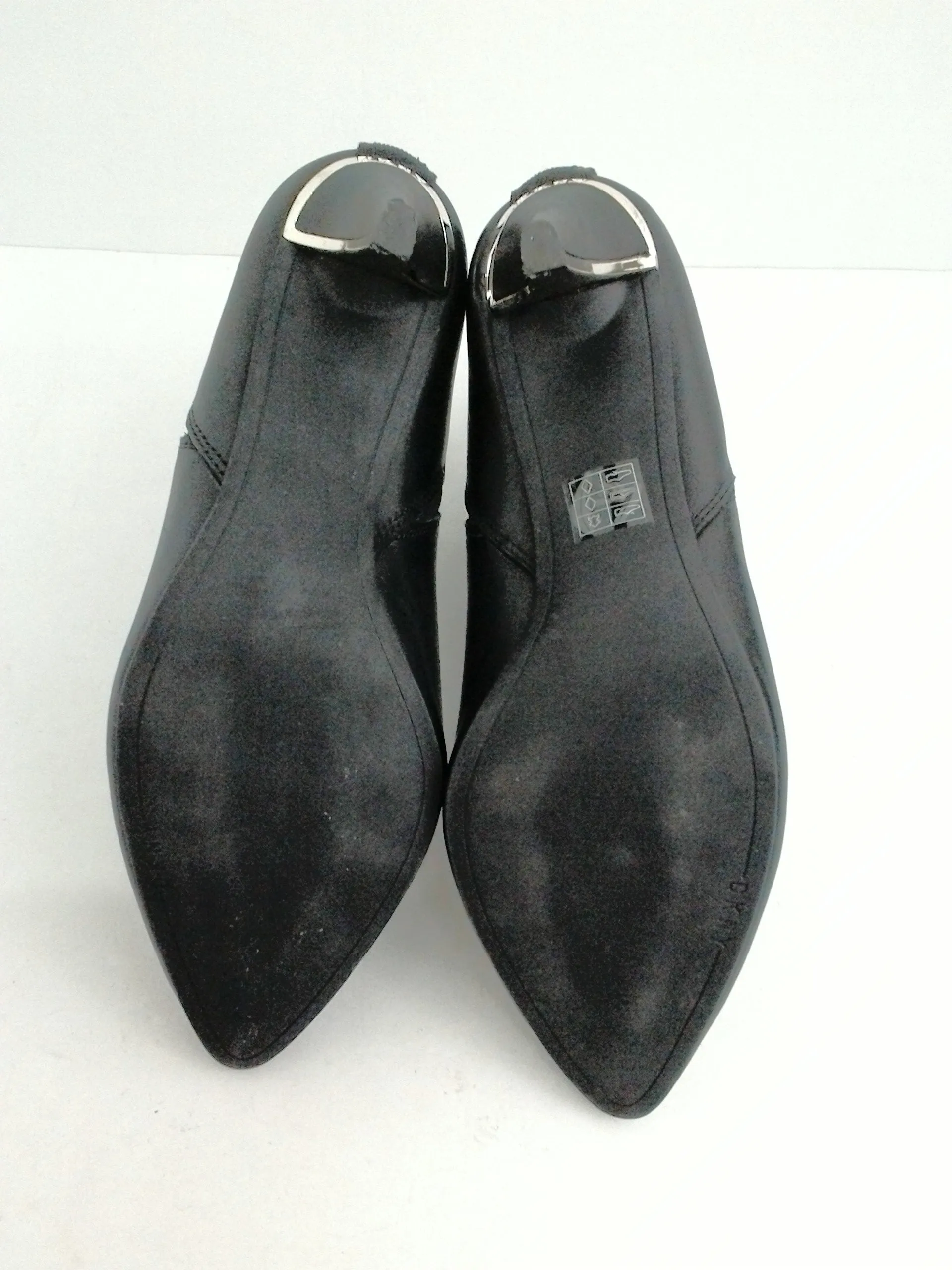 DKNY Women's Leather Black Booties Size 7.5 M