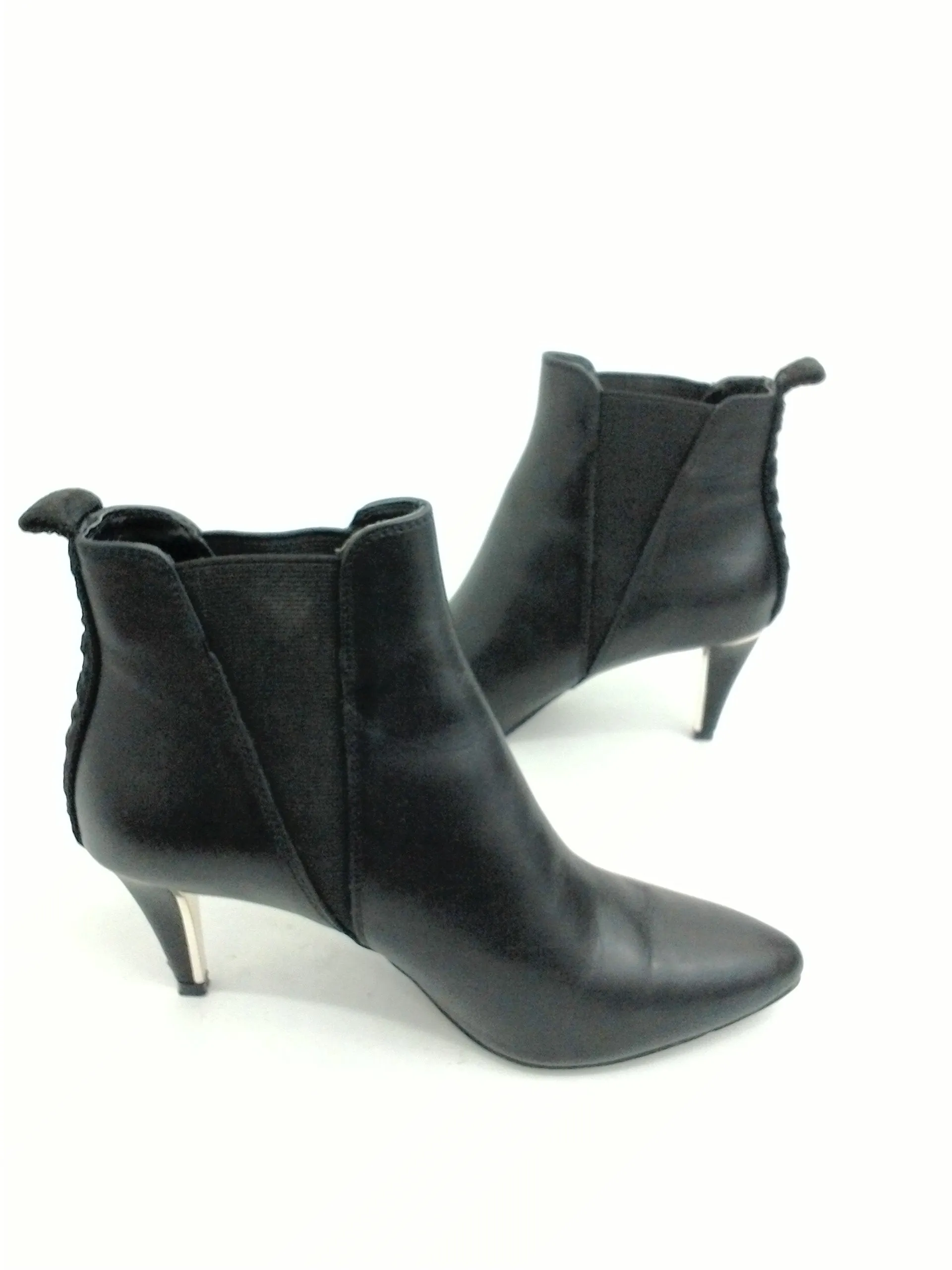 DKNY Women's Leather Black Booties Size 7.5 M