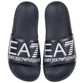 EA7 Navy Slippers