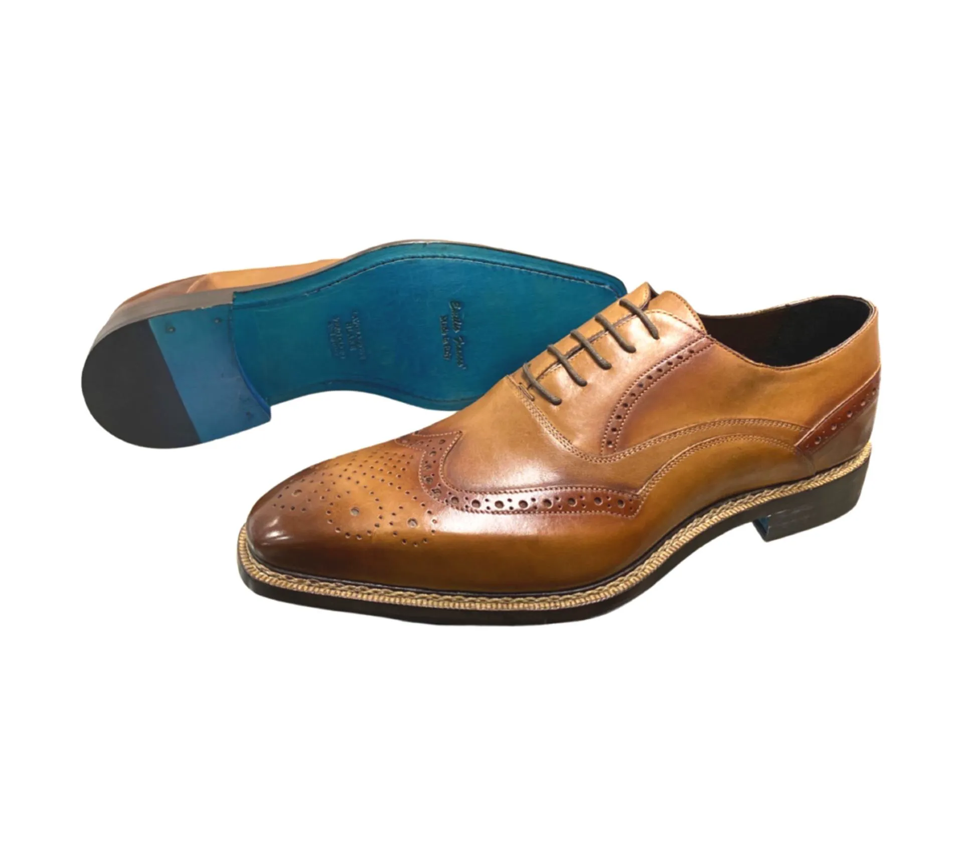 Emilio Franco Cognac Brogue Wingtip Ox ES-B16188