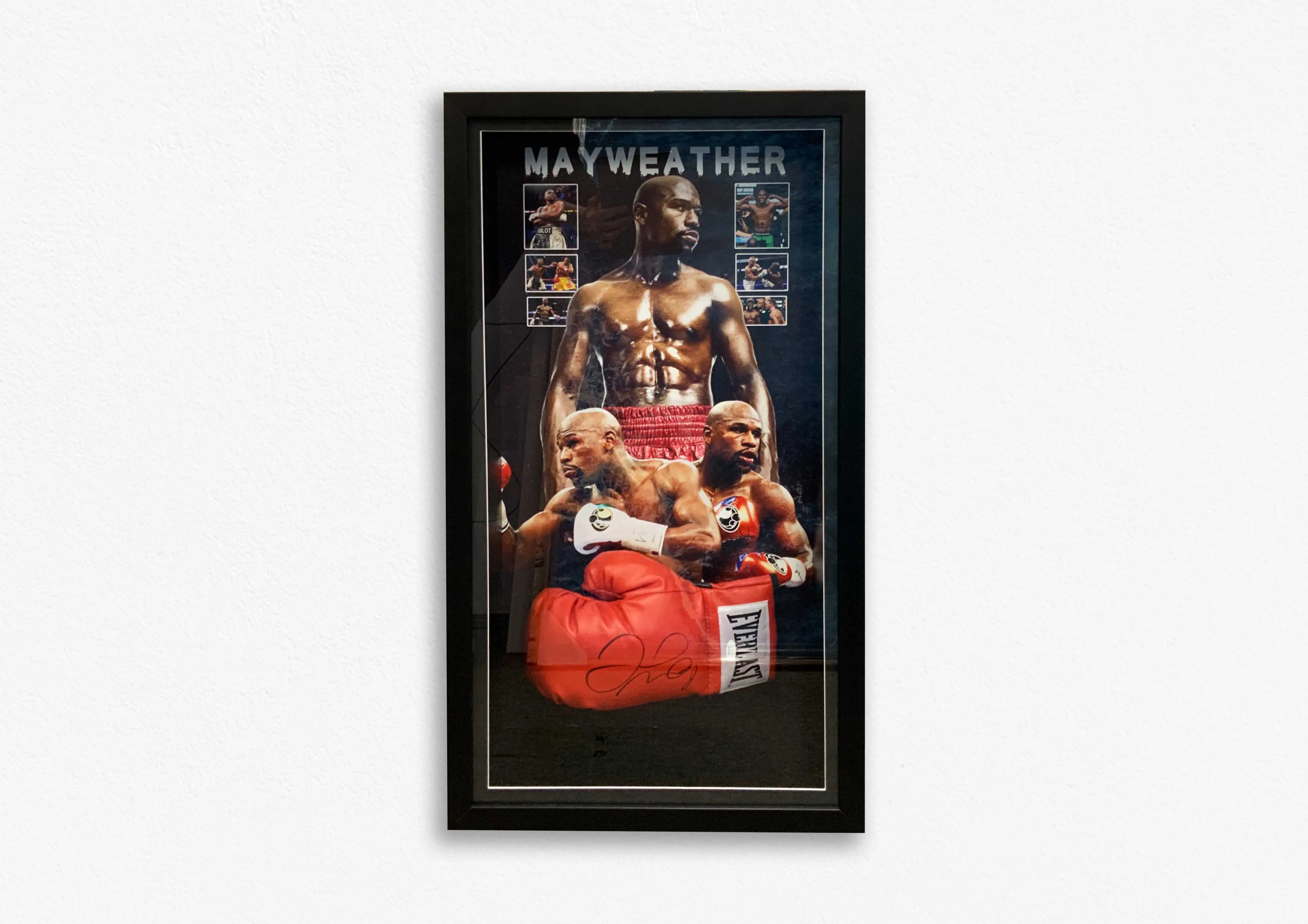 Floyd Mayweather Hand Signed Glove - Framed