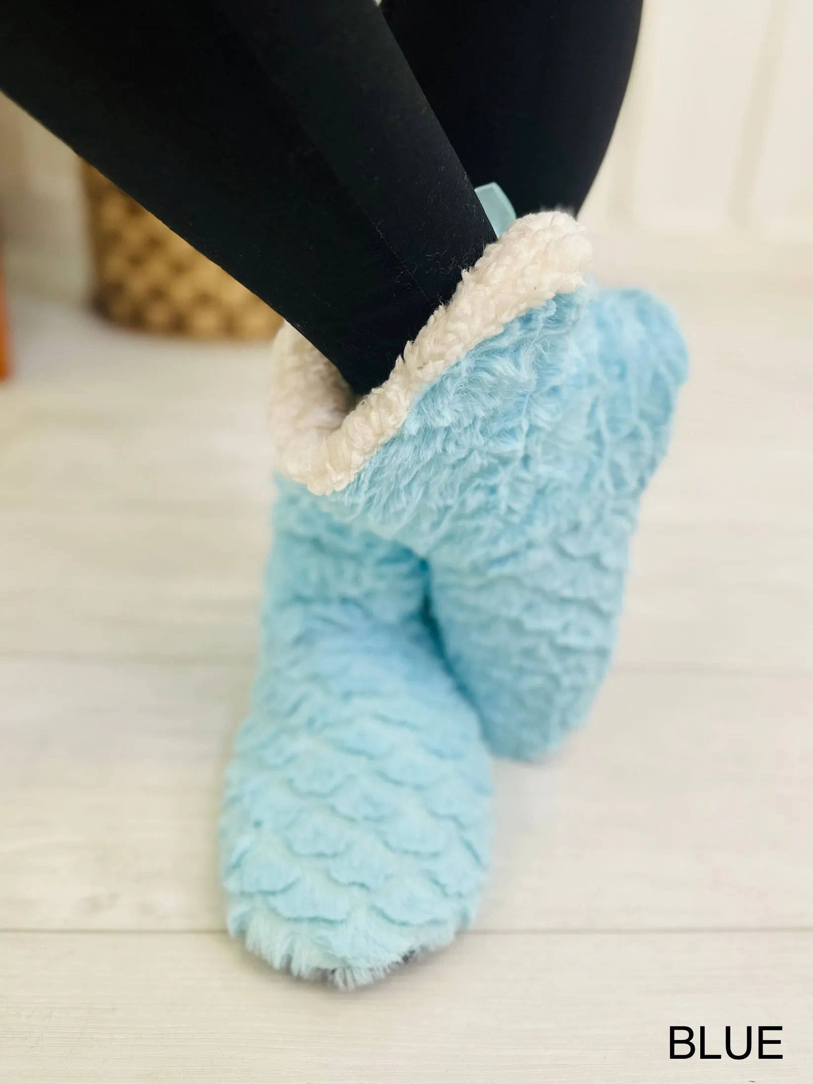 Fur Bow Slippers- Multiple Colors!