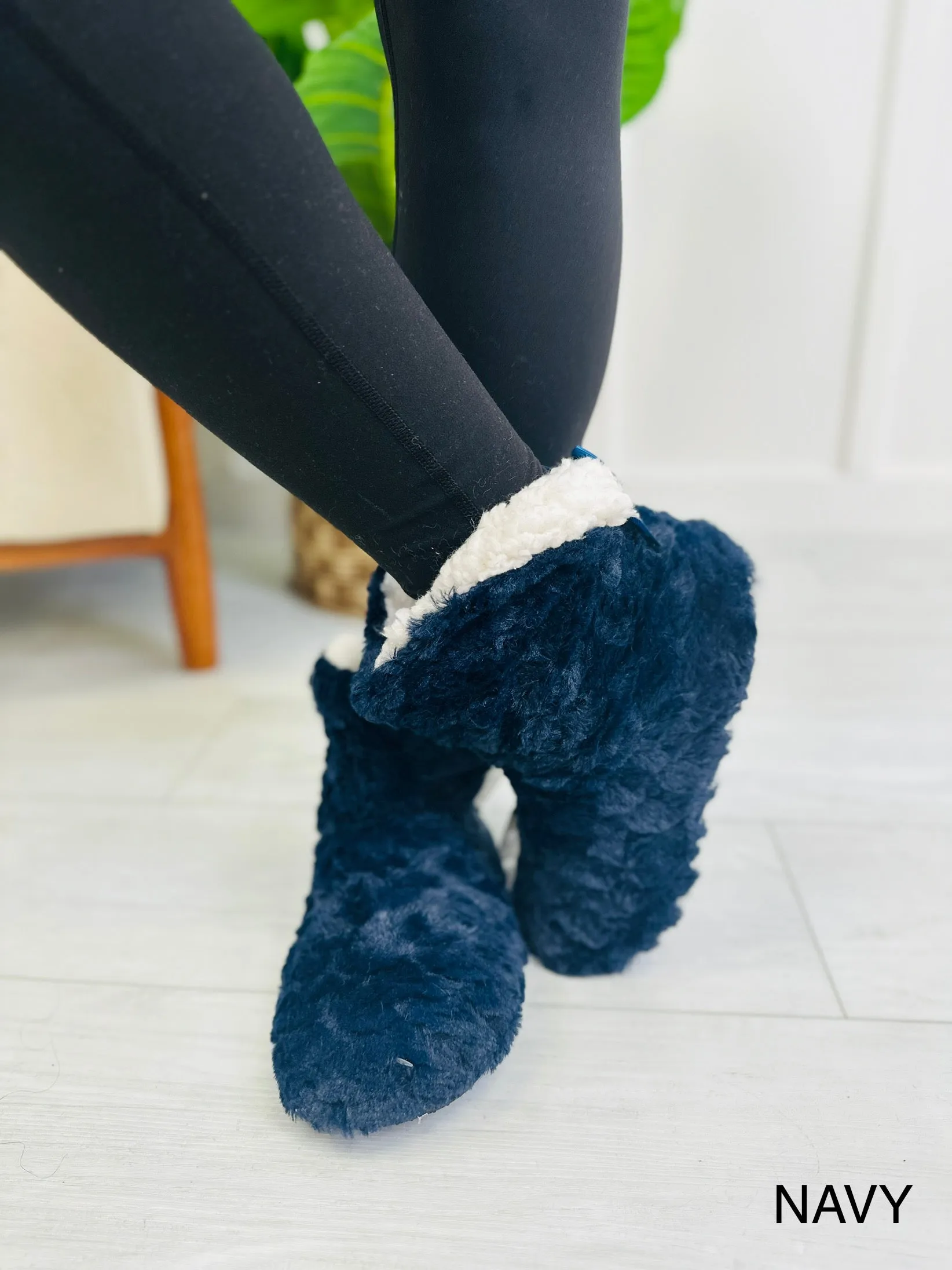 Fur Bow Slippers- Multiple Colors!