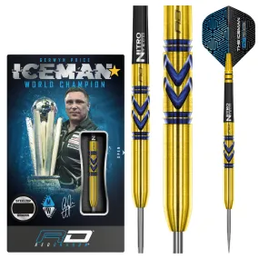 Gerwyn Price Avalanche Pro Gold 90% Tungsten Steel Tip Darts by Red Dragon