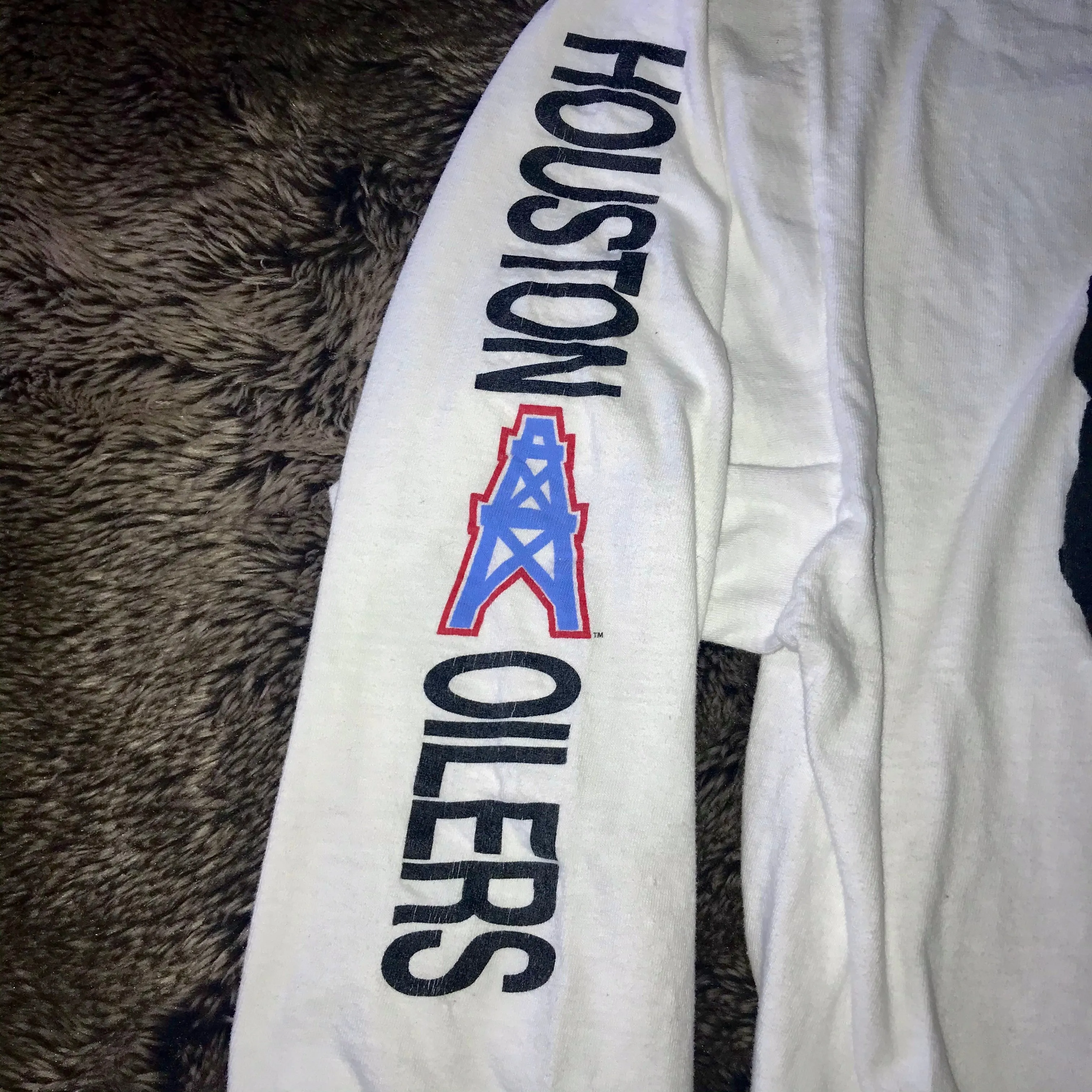 Houston Oilers 1993 LS Tee (White)