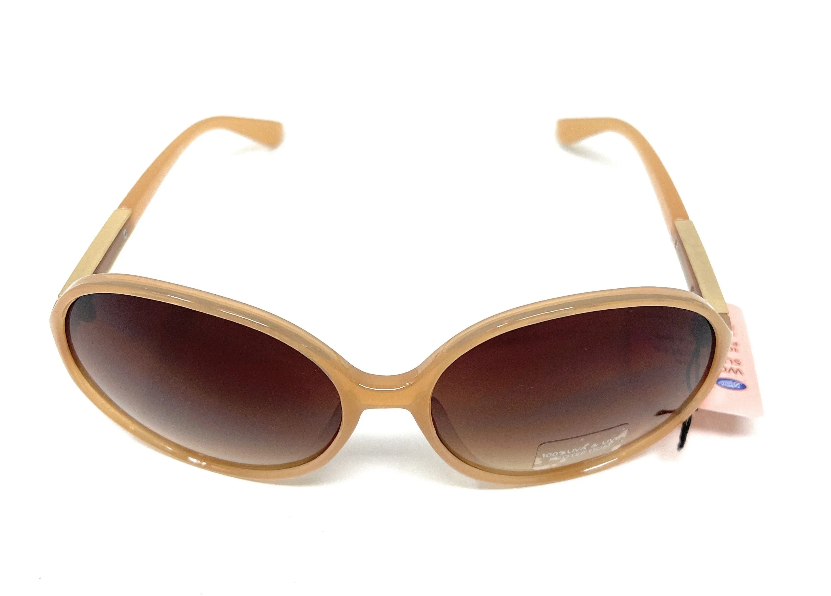 Ladies Sunglasses - Brown with Gold Metal Detail by Boots 031I