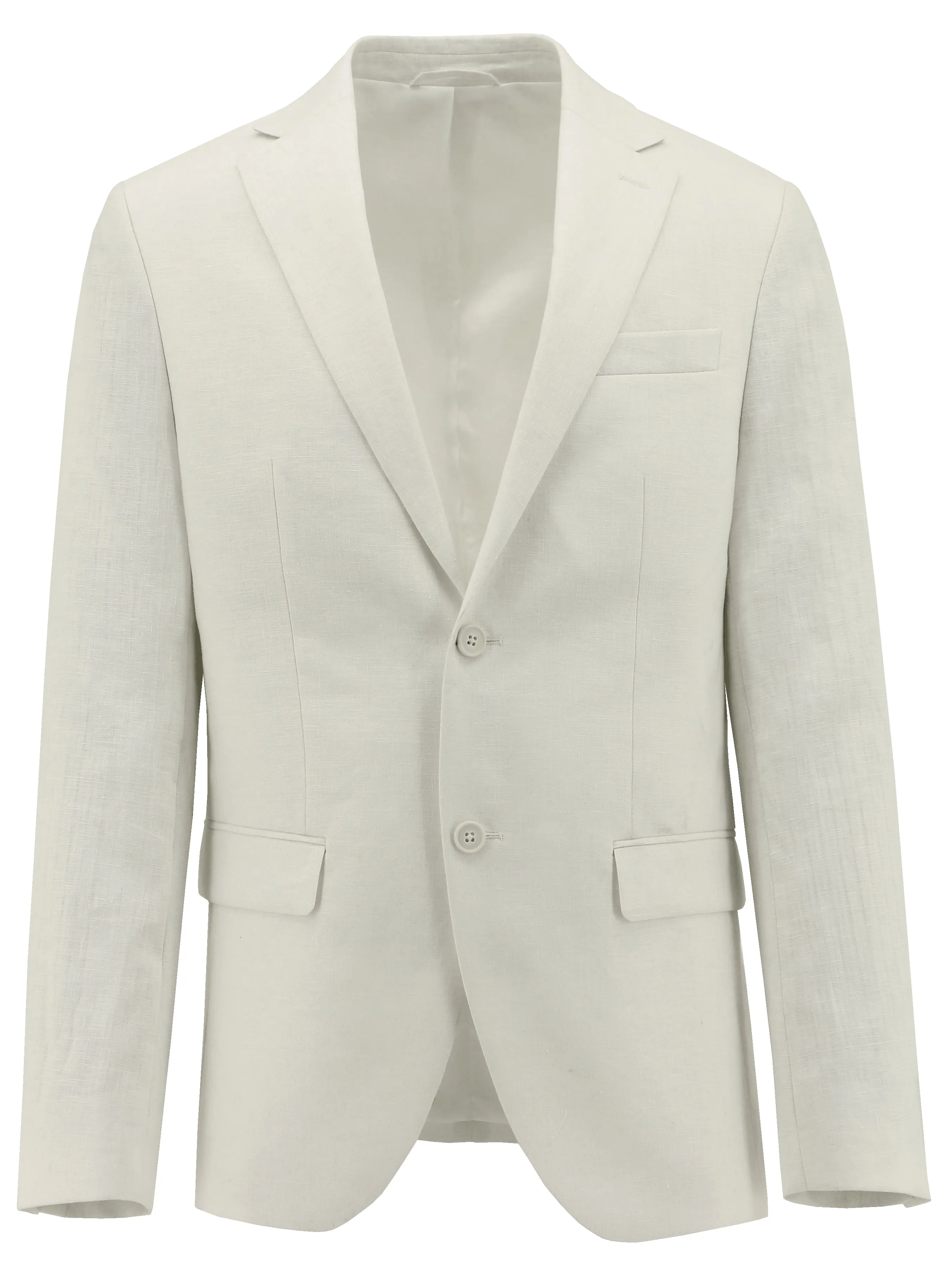 Lazio White Linen Sports Jacket