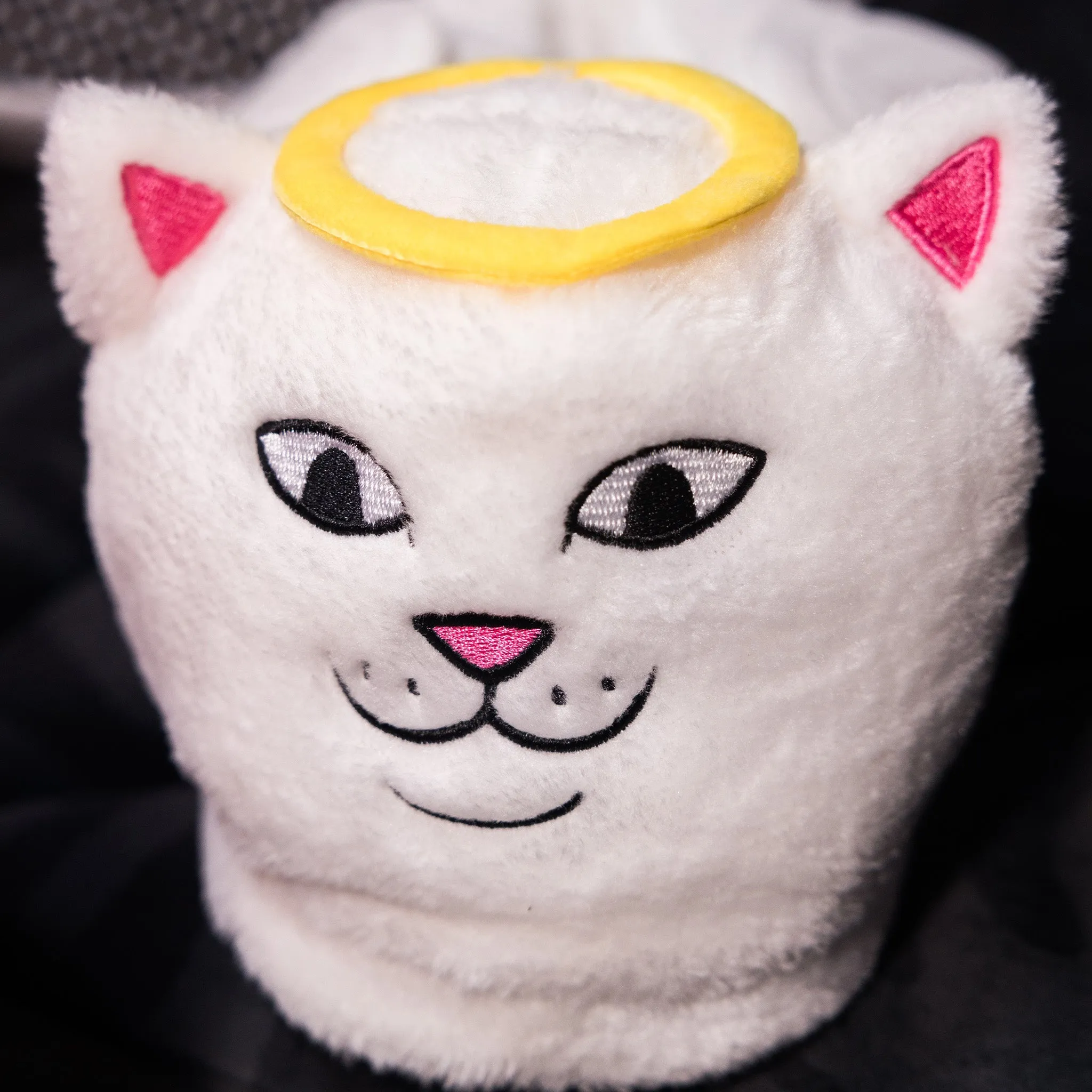 Lord Angel Plush Slippers (White)