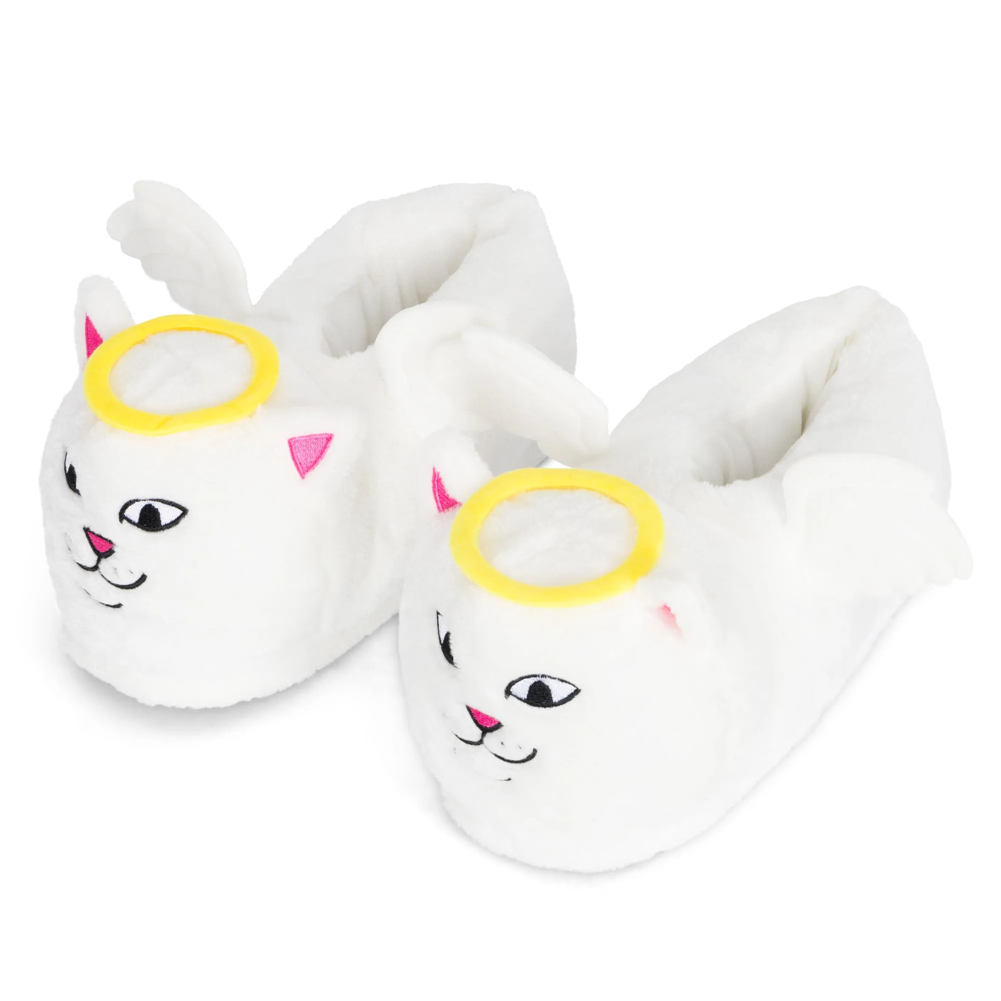 Lord Angel Plush Slippers (White)