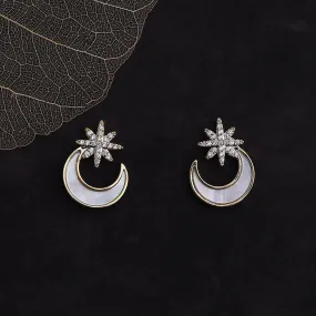 Lunar Fashionable Stud Earrings