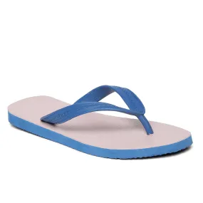 Men's Blue Rubber Based Flip-Flops