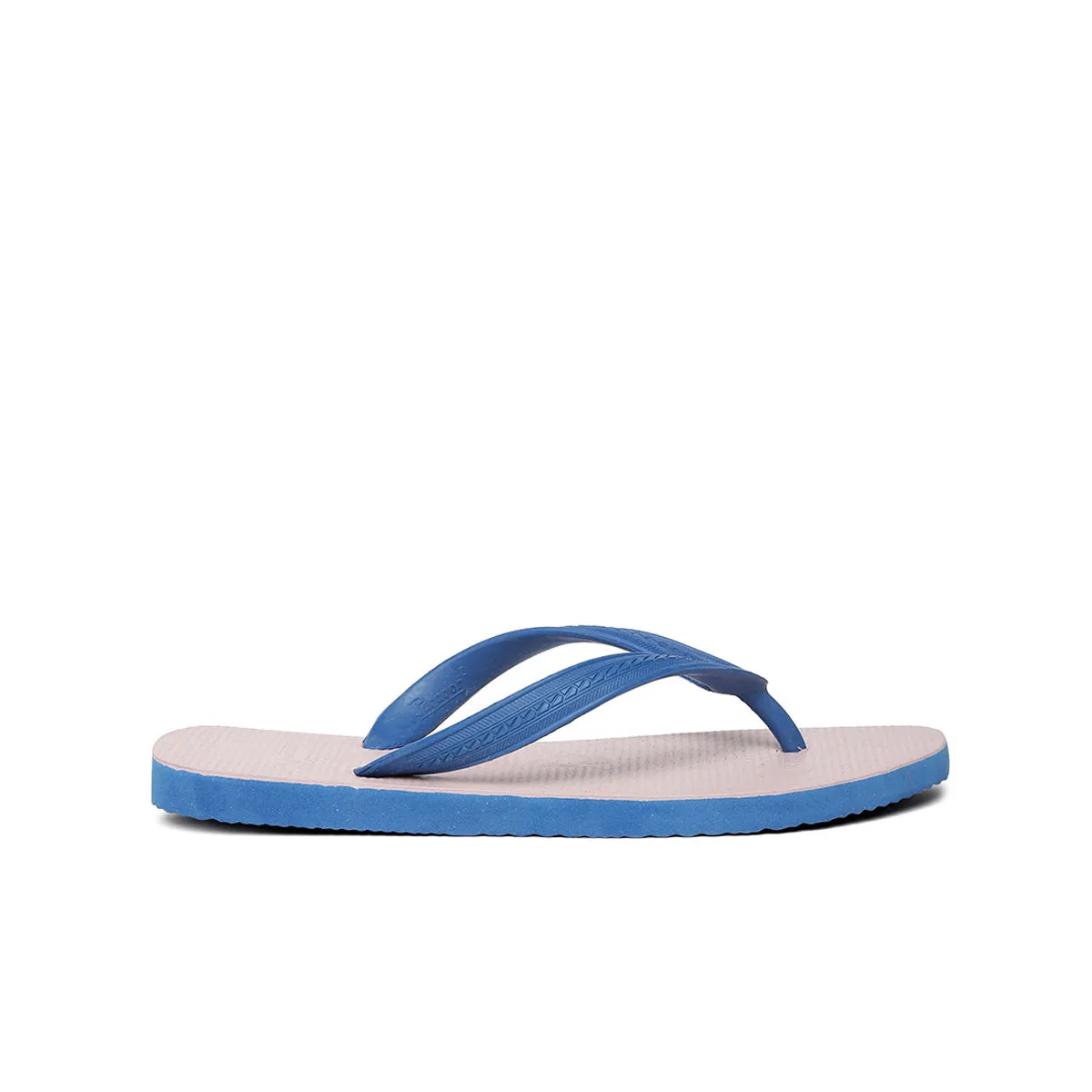 Men's Blue Rubber Based Flip-Flops