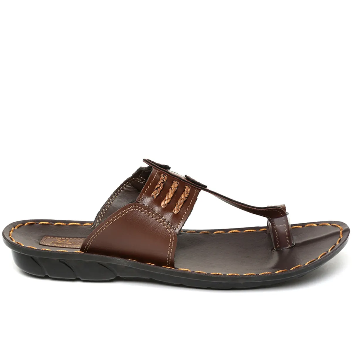 Men's Brown Vertex Flip-Flops