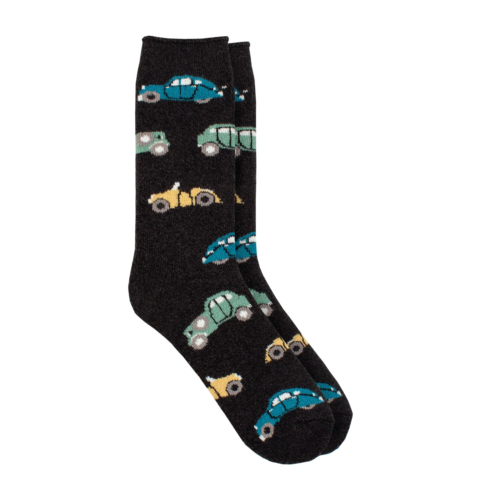 Mens Lite Warm Wishes Hobby Socks - Car Crazy