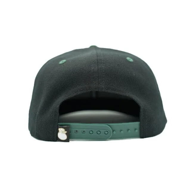 M$M - Black Snapback Cap