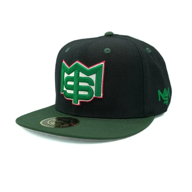 M$M - Black Snapback Cap