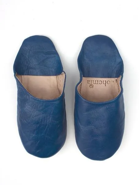 Moroccan Basic Babouche Slippers - Seconds, X Small (Assorted Colours)