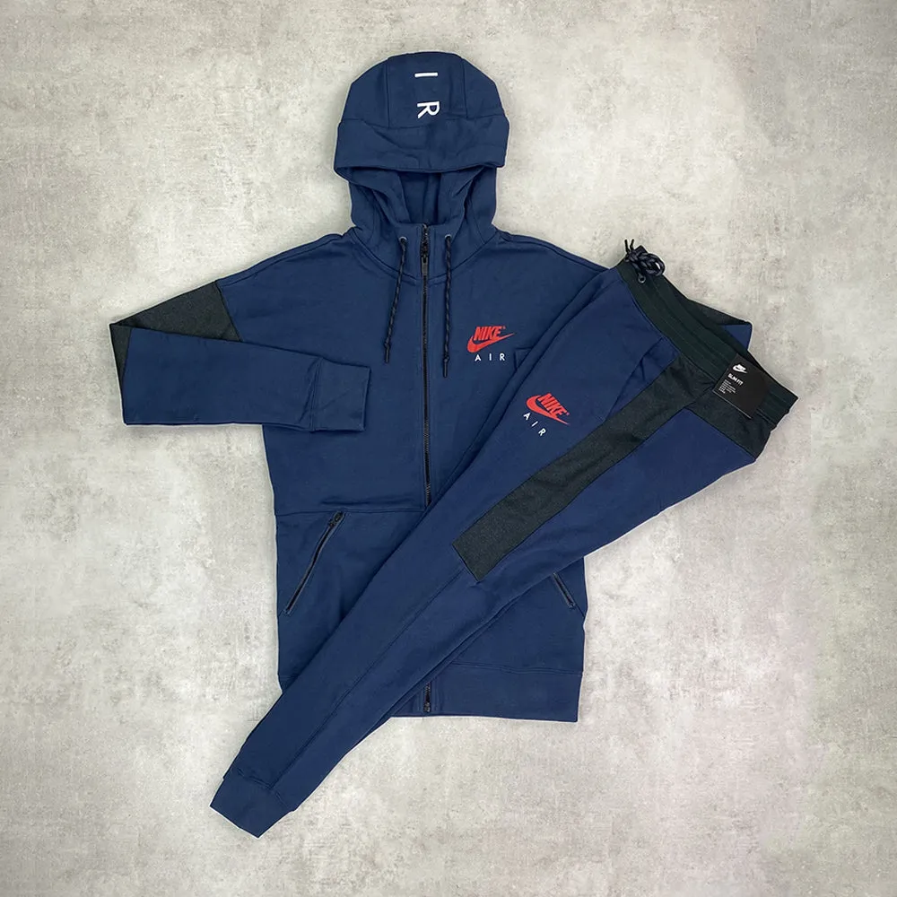 Nike Air Jacket/ Pants Tracksuit Set Navy