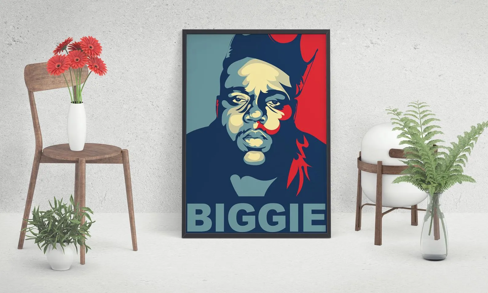 Notorious BIG Custom Poster, Notorious BIG Canvas Rolls, Custom Music Canvas, Home decor, Wall Hanging