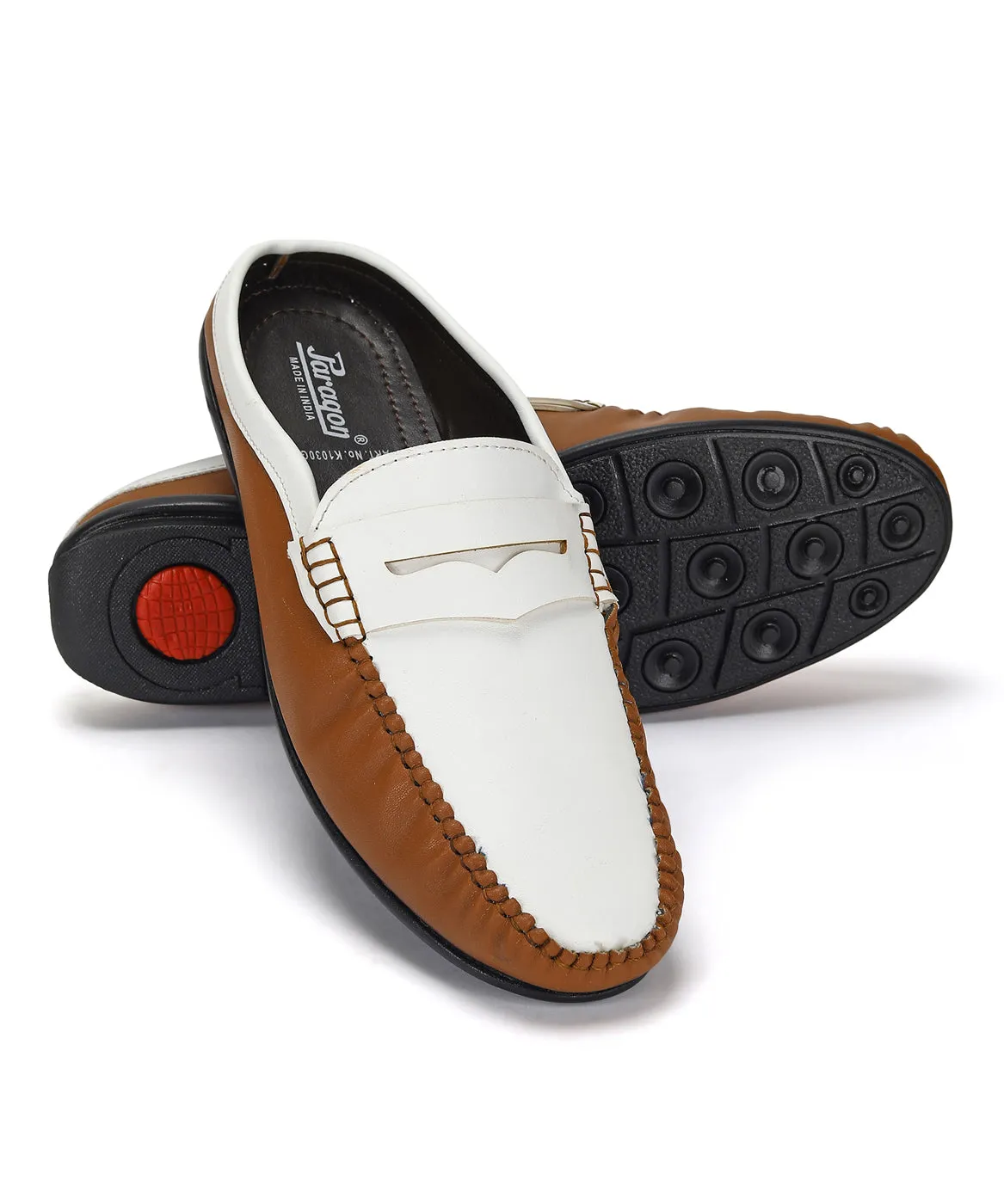 Paragon K1030G Men Mules with Sturdy & Fashionable Construction and Comfortable Sole for All-Day Comfort