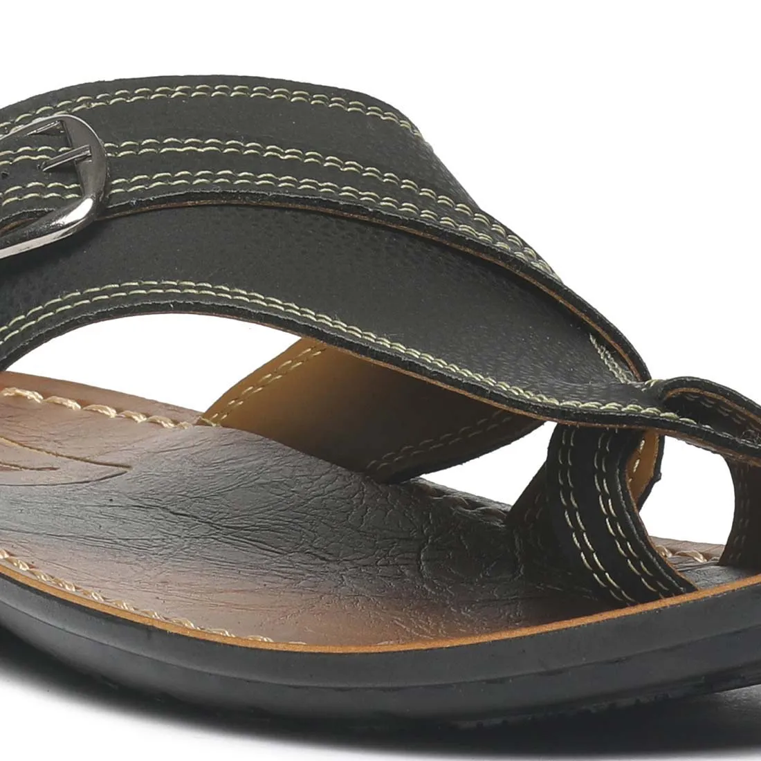 Paragon PU6815T Men Stylish Sandals | Comfortable Sandals for Daily Outdoor Use | Casual Formal Sandals with Cushioned Soles