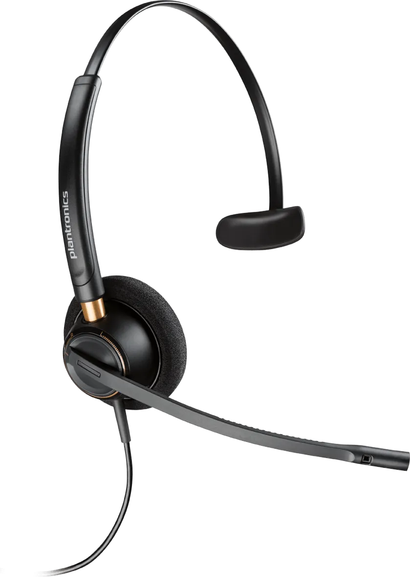 Plantronics HW510D EncorePro Digital Monaural Headset - 6 Pin Headset