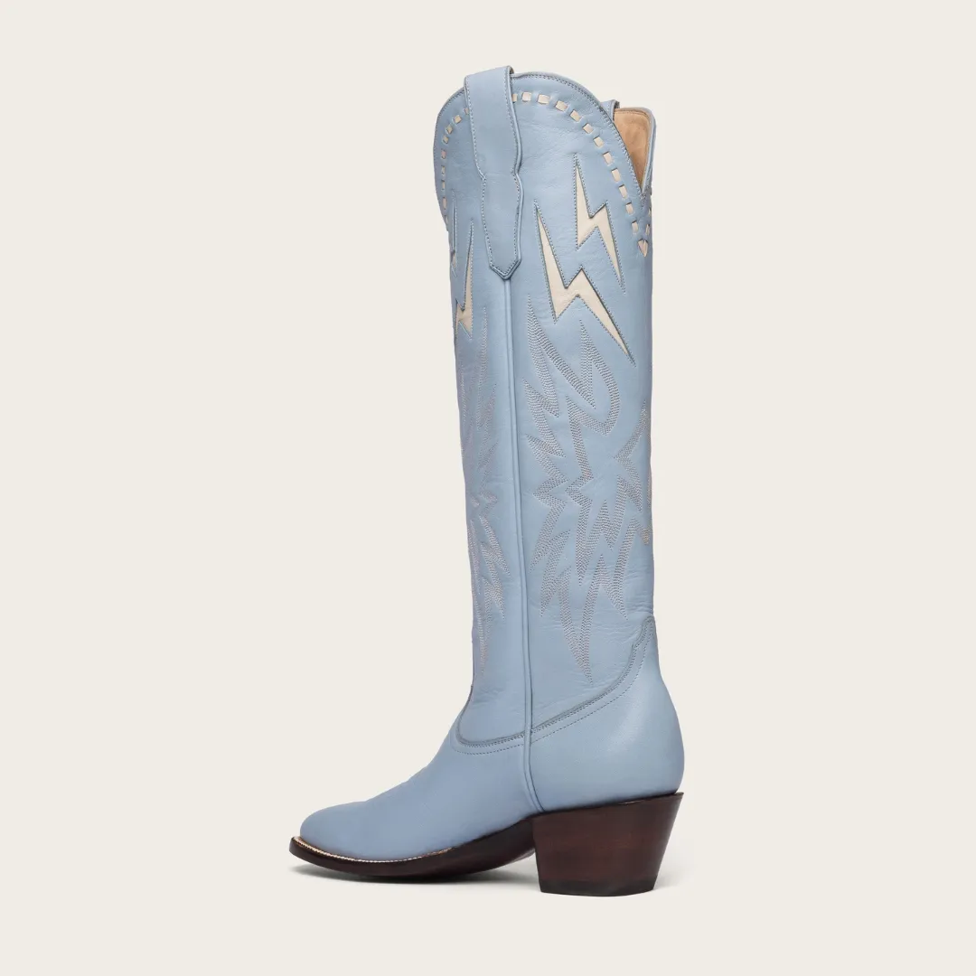 Powder Blue & Bone Lightning Boot Limited Edition