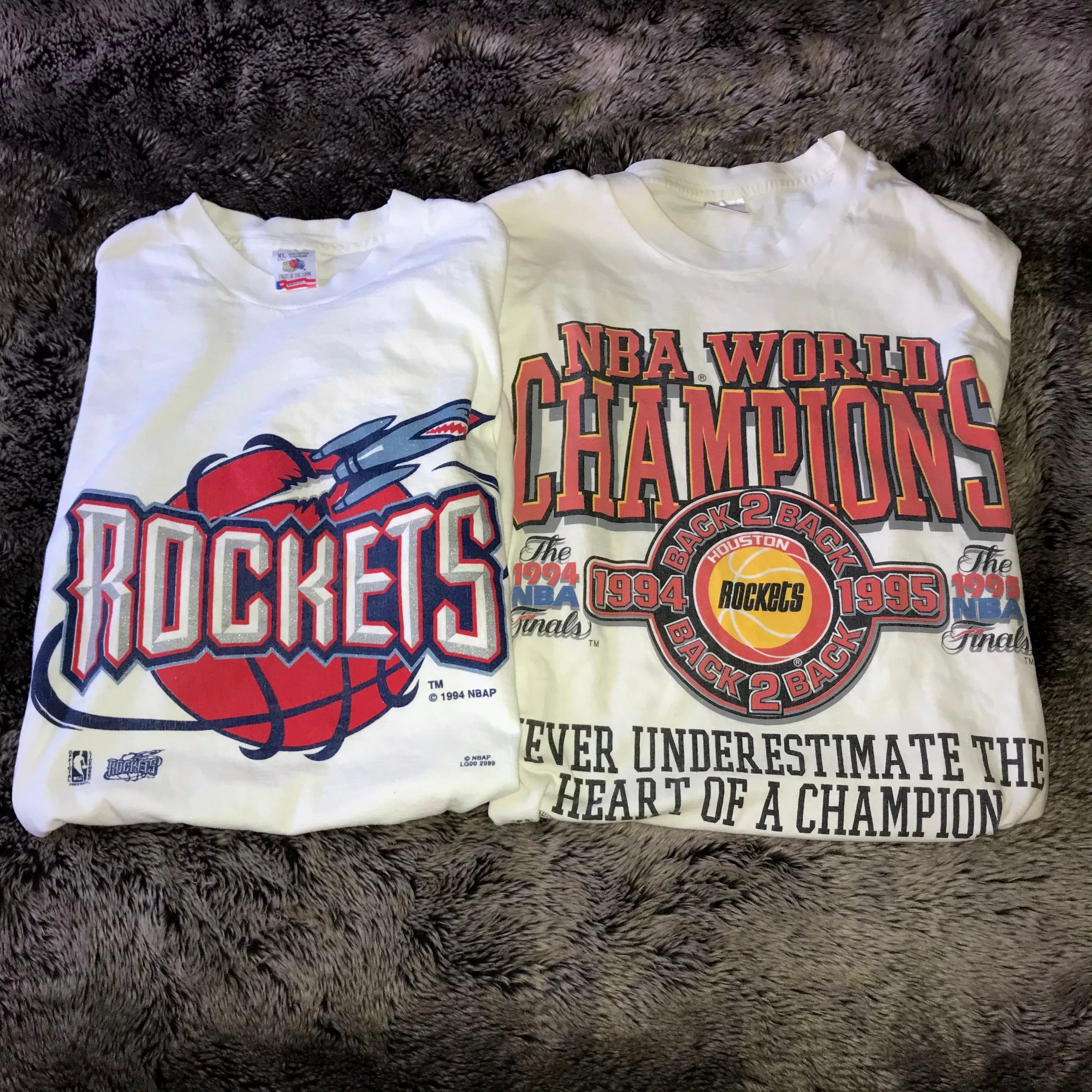 Rockets 1994 Single Stitch Reflective Logo Tee (White)