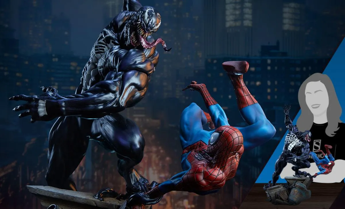 Sideshow Collectibles Spider-Man vs Venom Maquette