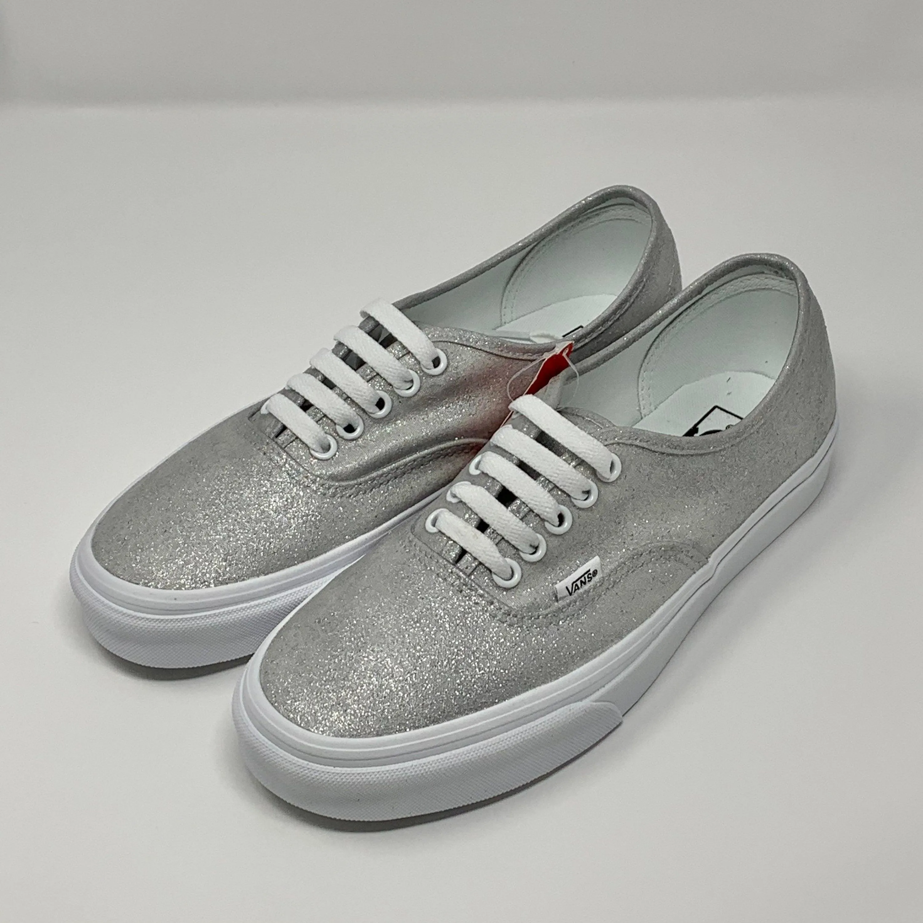 Silver Glitter Shoes