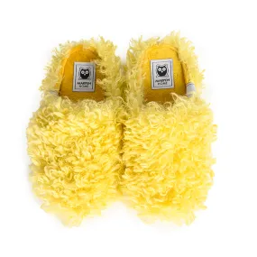 Slippers Borreguito Amarillo