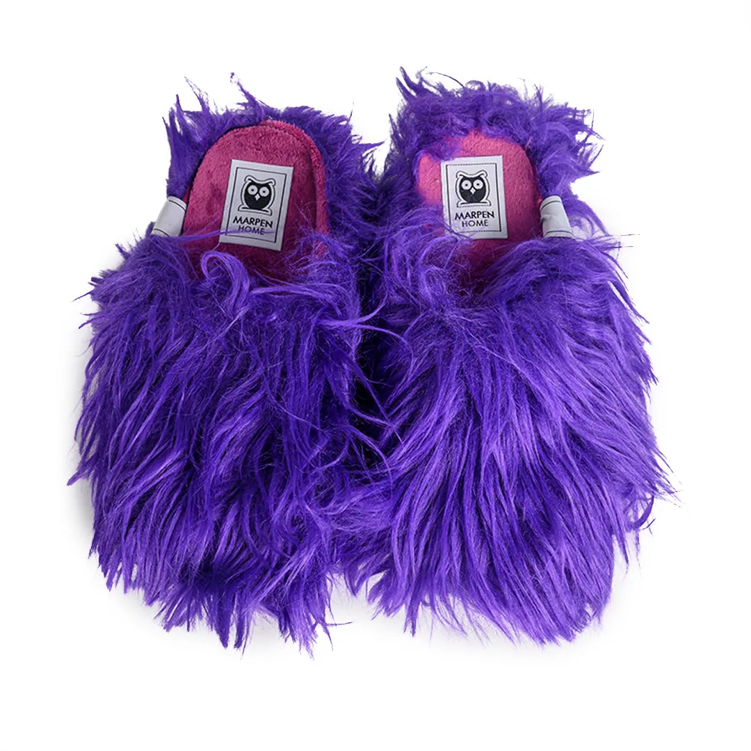 Slippers Peluchos Lila