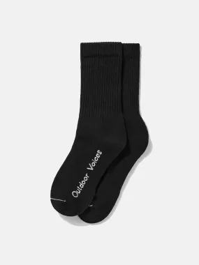 Solid Crew Sock