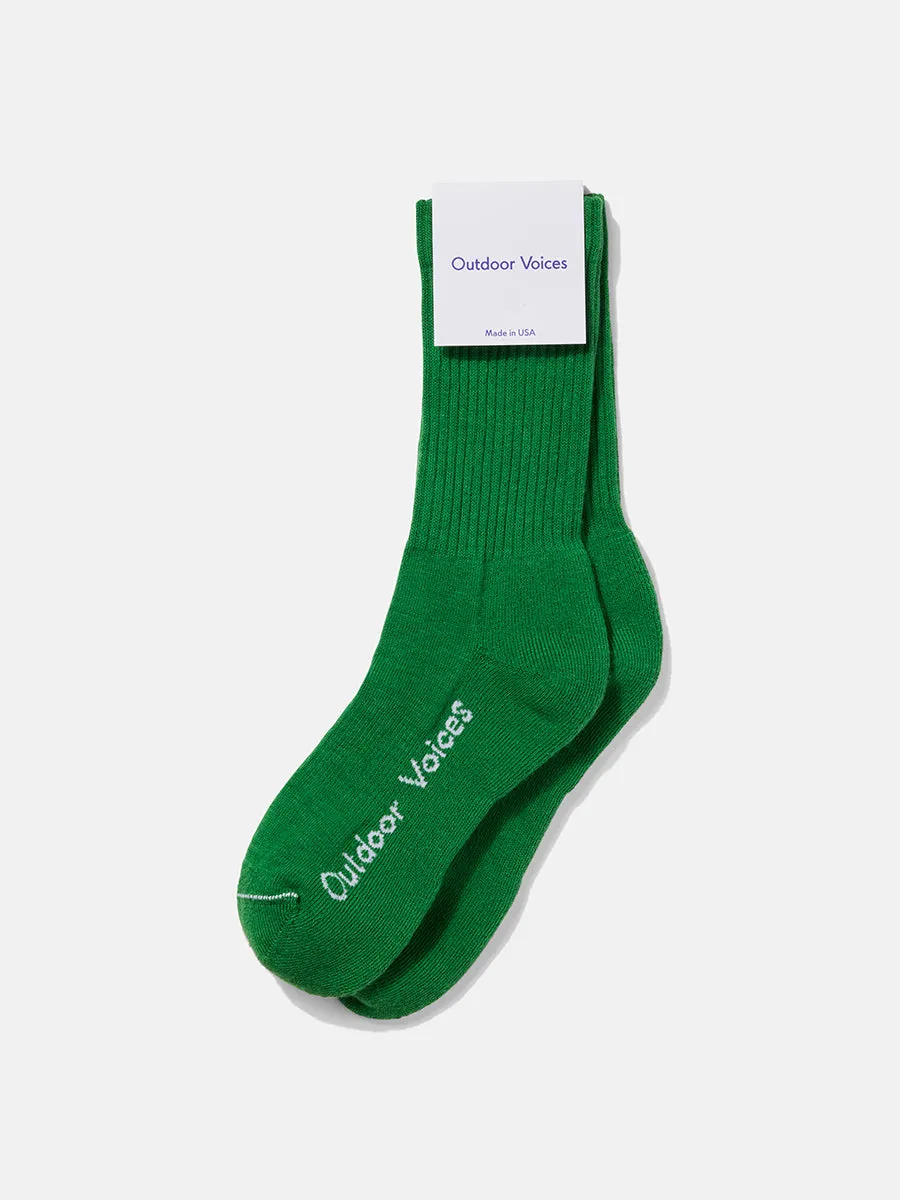 Solid Crew Sock