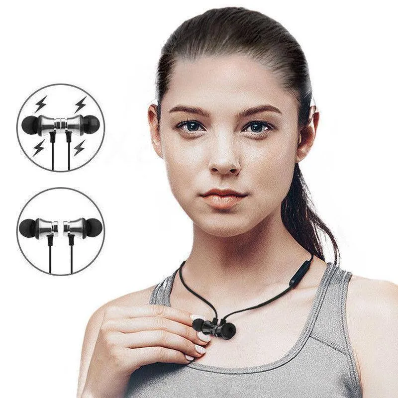 Sports Bluetooth Magnetic Earphones with Control Talk