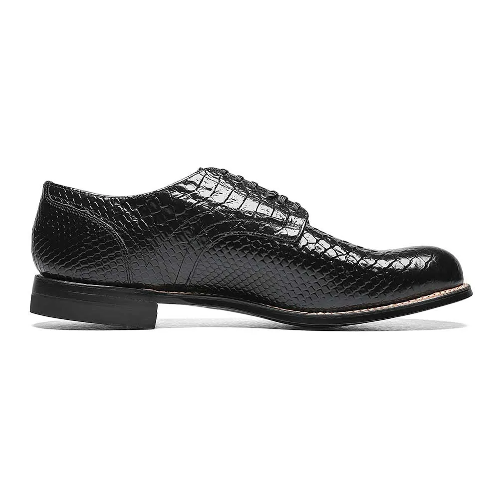 Stacy Adams Madison Black Anaconda Print Oxford