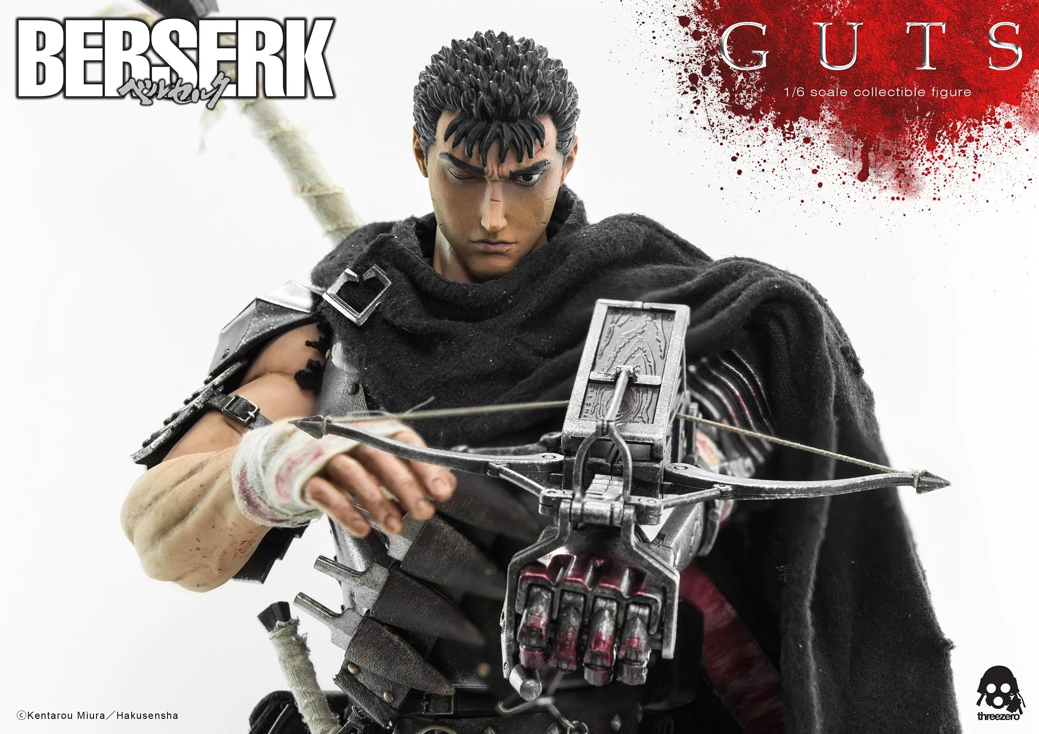 Threezero Berserk Guts (Black Swordsman) Sixth Scale Figure