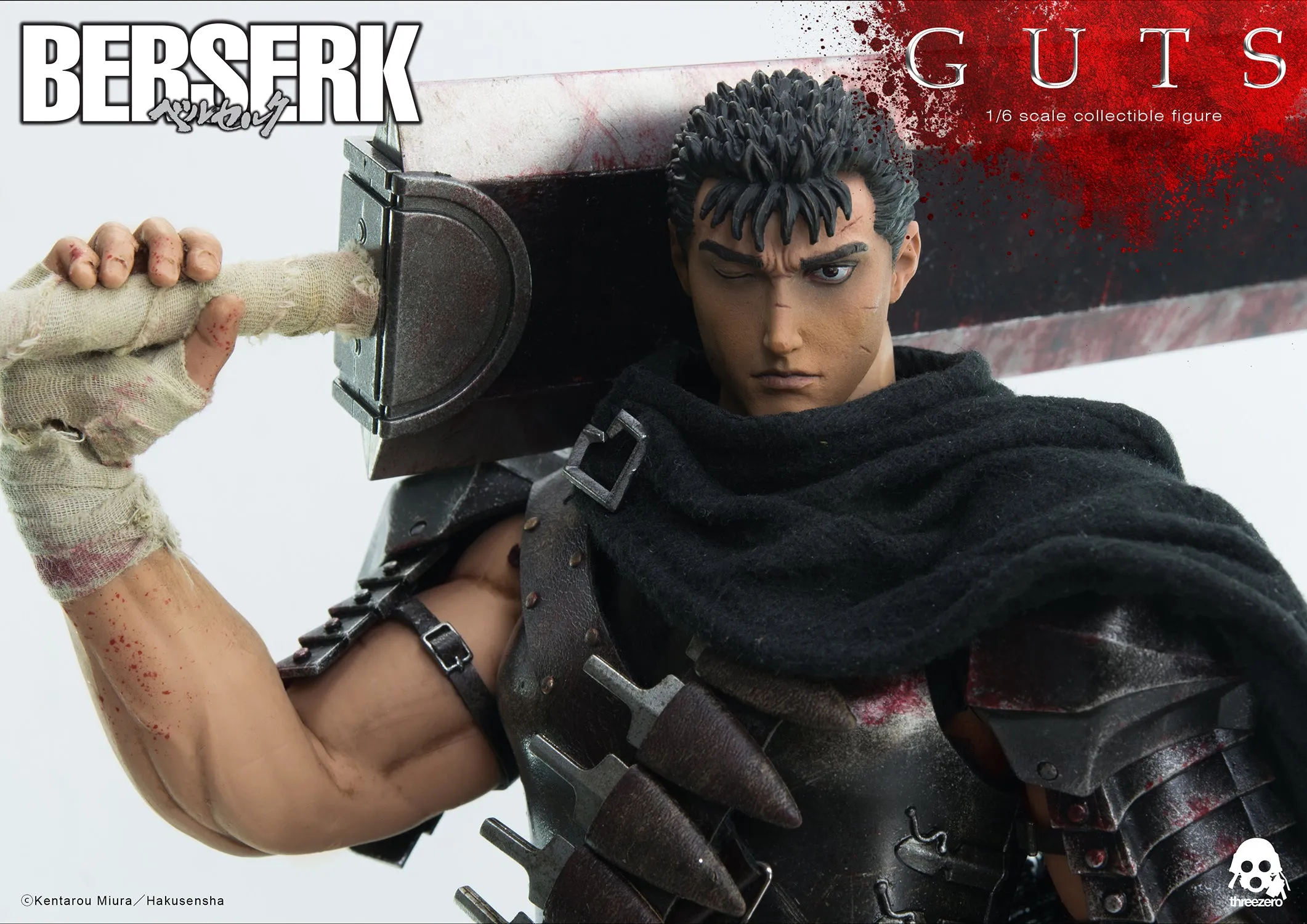 Threezero Berserk Guts (Black Swordsman) Sixth Scale Figure