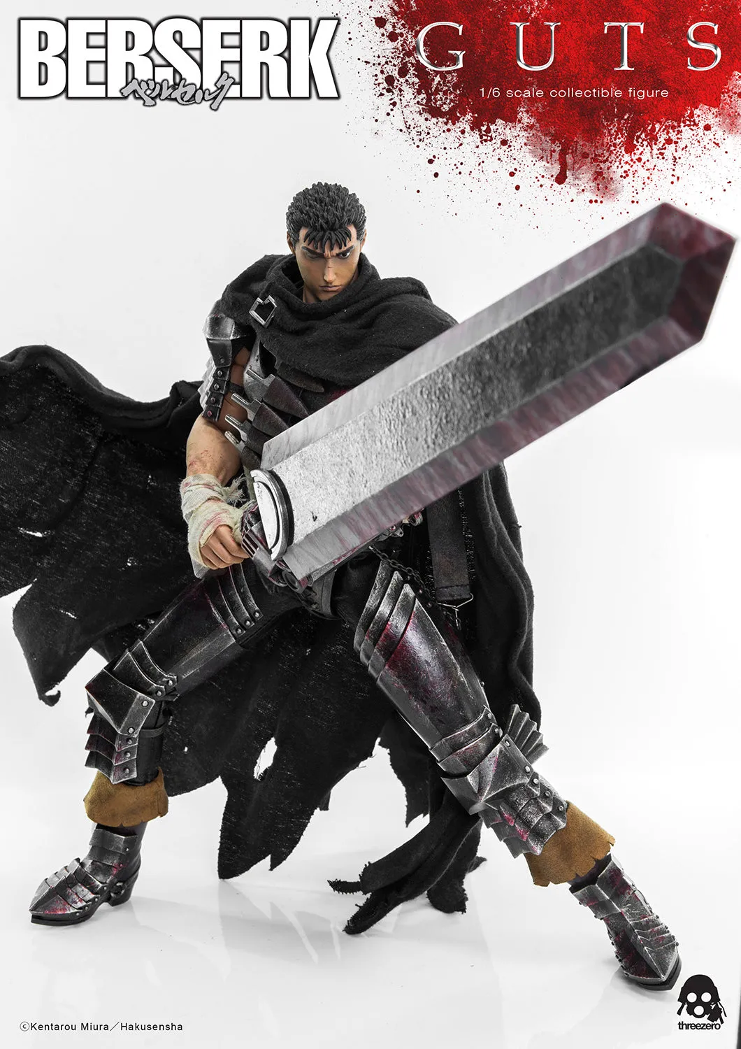 Threezero Berserk Guts (Black Swordsman) Sixth Scale Figure