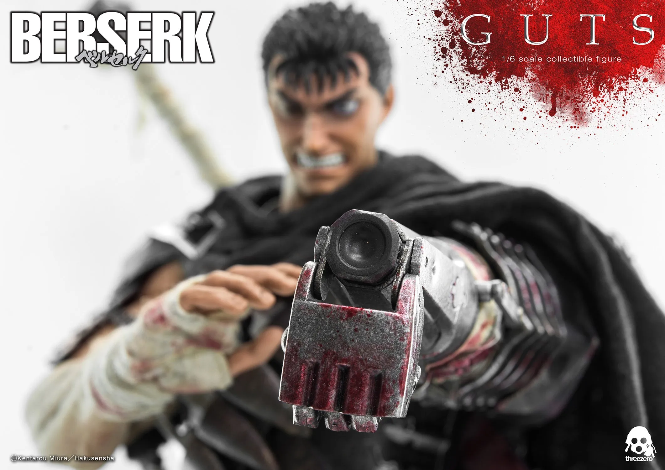 Threezero Berserk Guts (Black Swordsman) Sixth Scale Figure